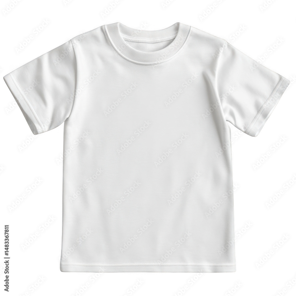 Plain white t shirt isolated on transparent background Plain white t shirt isolated on transparent background