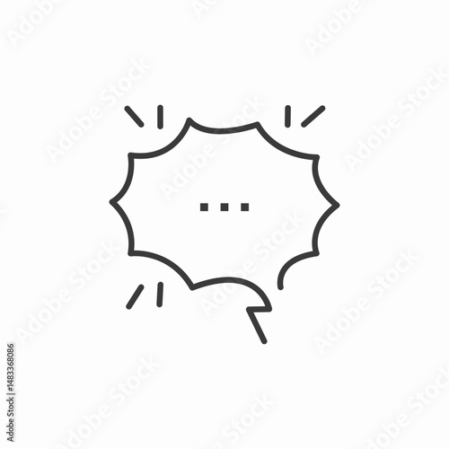 comic style explosion icon sign vector