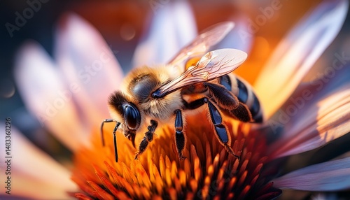 bee on the flower