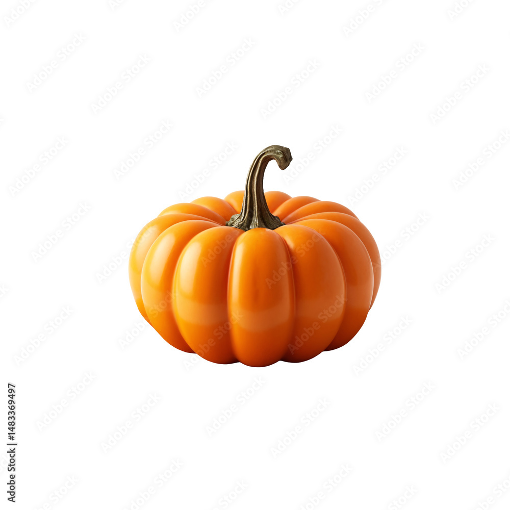 Obraz premium A small orange pumpkin