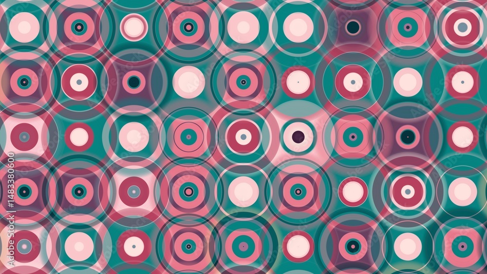 Fototapeta premium circle motif, circle pattern, symmetrical, circle lines, wall wallpaper, HD
