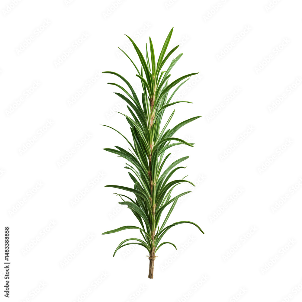 A single green plant A single green plant
