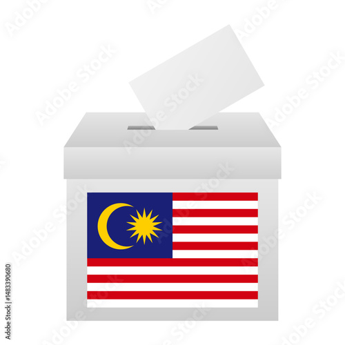 Election in Malaysia. Election Concept. Vector Illustration.