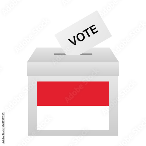 Election in Indonesia. Election Concept. Vector Illustration.