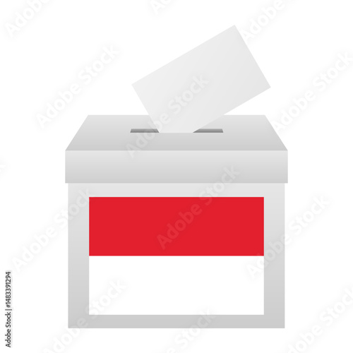 Election in Indonesia. Election Concept. Vector Illustration.