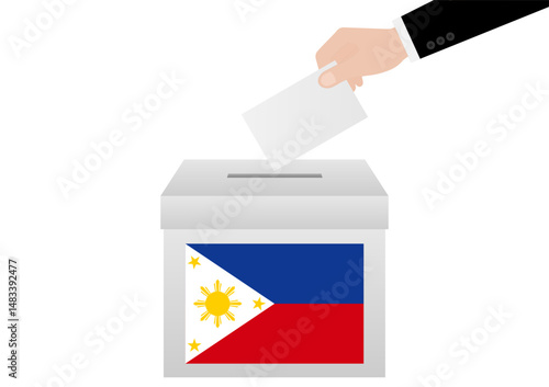 Election in the Philippines. Election Concept. Vector Illustration.
