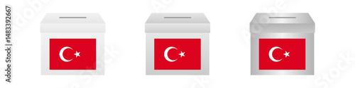 Election in the Turkey. Election Concept. Vector Illustration.