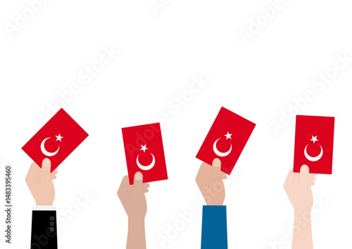 Election in the Turkey. Election Concept. Vector Illustration.