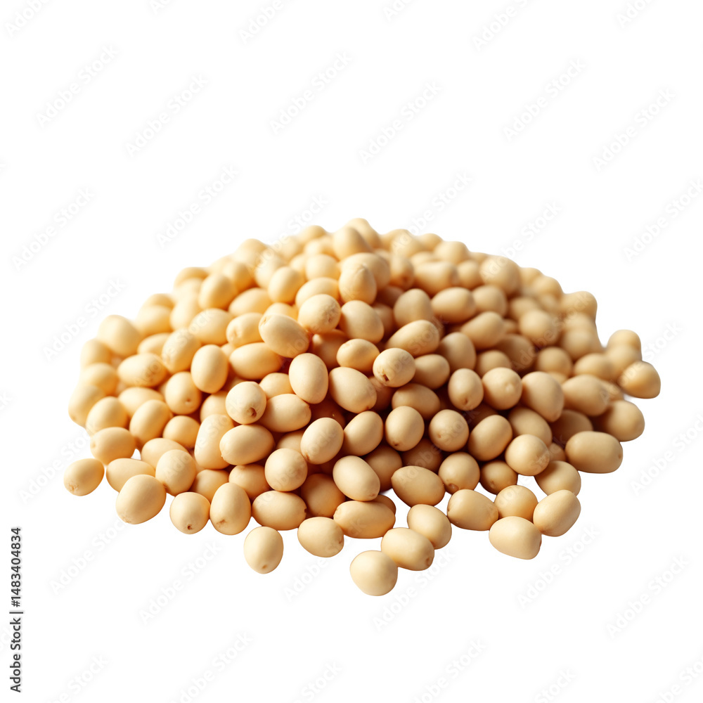 A pile of soy beans A pile of soy beans