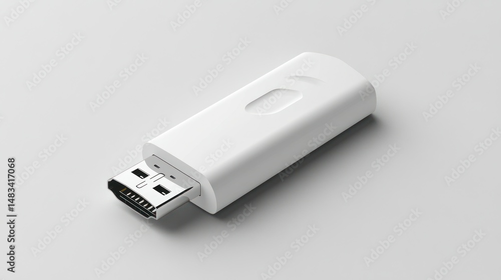 White HDMI adapter White HDMI adapter