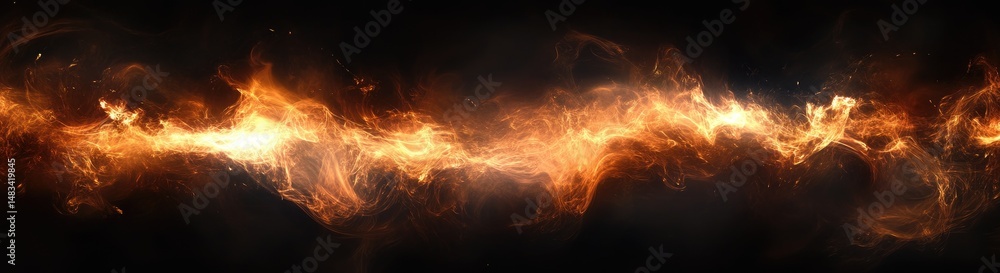 Fiery cosmic stream Fiery cosmic stream