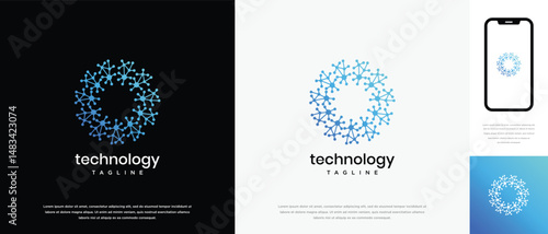 Nature tree logo design. Nature tree logo template in hexagon shape. Nature logo symbol icon