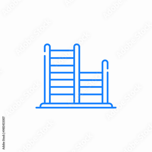 sport bars icon sign vector