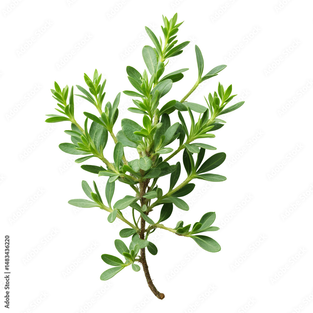 Fototapeta premium A small plant with green leaves