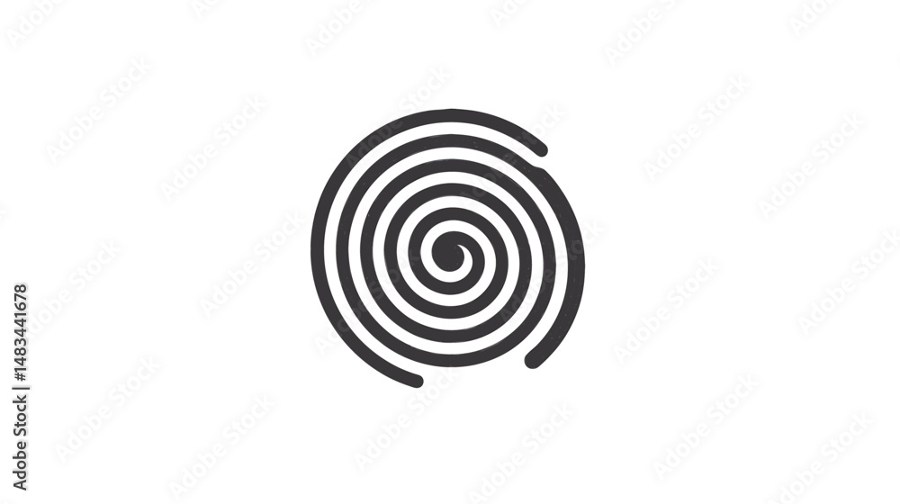 Spiral Icon Motion Hypnosis Design Abstract Swirl Pattern Curve Graphic Symbol Art Spiral Icon Motion Hypnosis Design Abstract Swirl Pattern Curve Graphic Symbol Art