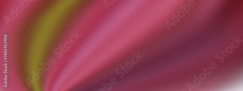 Grainy gradient texture in red, pink, and yellow tones with soft flowing waves