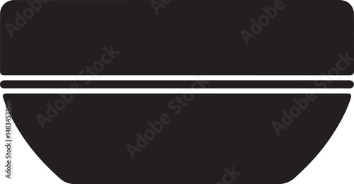 Cosmetic Case Silhouette Vector | Clean Black Vector Art for Spa and Beauty Illustration