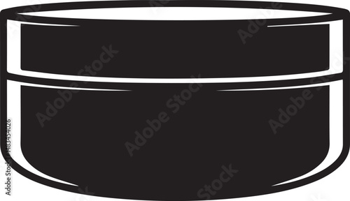 Cosmetic Case Silhouette Vector | Clean Black Vector Art for Spa and Beauty Illustration