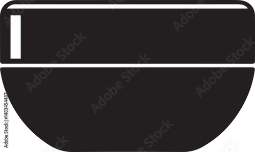 Cosmetic Case Silhouette Vector | Clean Black Vector Art for Spa and Beauty Illustration