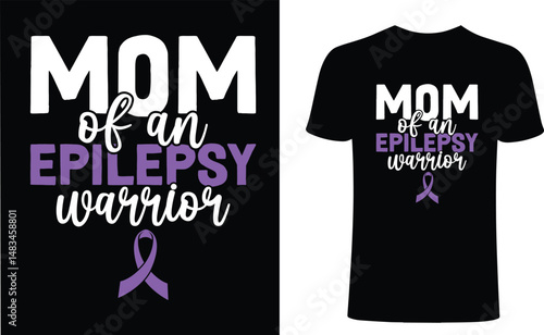 mom of an epilepsy warrior t shirt design. Unisex Cancer t-shirt design, Cancer vector typography t-shirt design. Cancer T-Shirts Amazon.