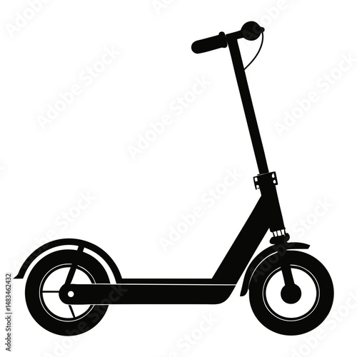 scooter isolated on white
