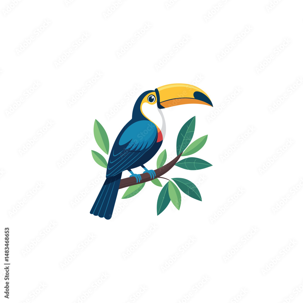 Shuya Chiba (千葉修也) 蝶画Toucan Bird (オオハシ) 【公式通販】