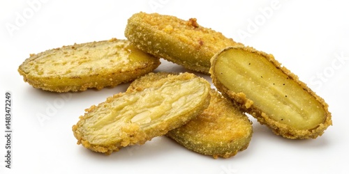 Fried Pickles Close-up of F...