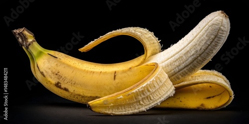 Partially Peeled Banana Dra...