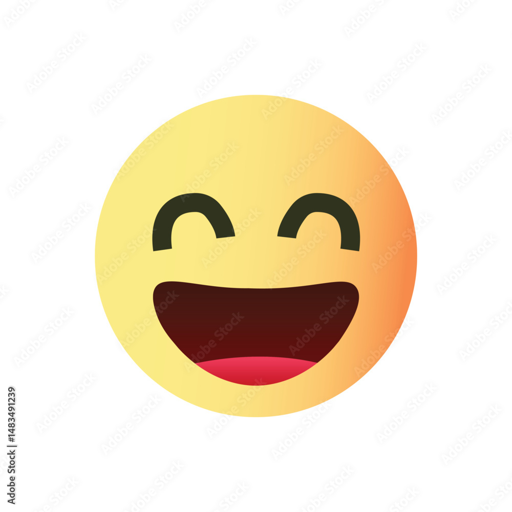 Obraz premium happy smiley face icon