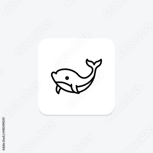 Whale, vector, pixel perfect, illustrator file