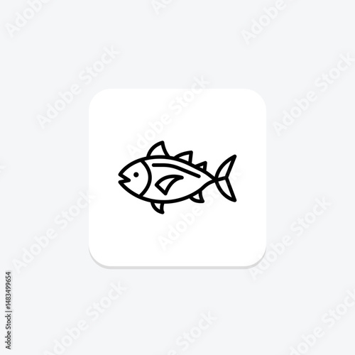 Tuna, vector, pixel perfect, illustrator file