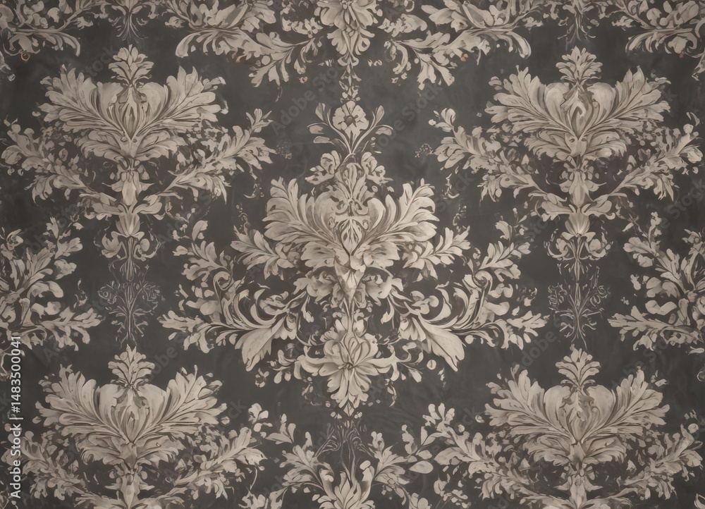 Subtle damask pattern with delicate floral motifs, sophisticated texture , elegant pattern, background, classic Subtle damask pattern with delicate floral motifs, sophisticated texture , elegant pattern, background, classic