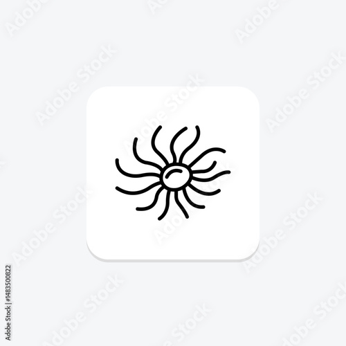 Sea Anemone, vector, pixel perfect, illustrator file