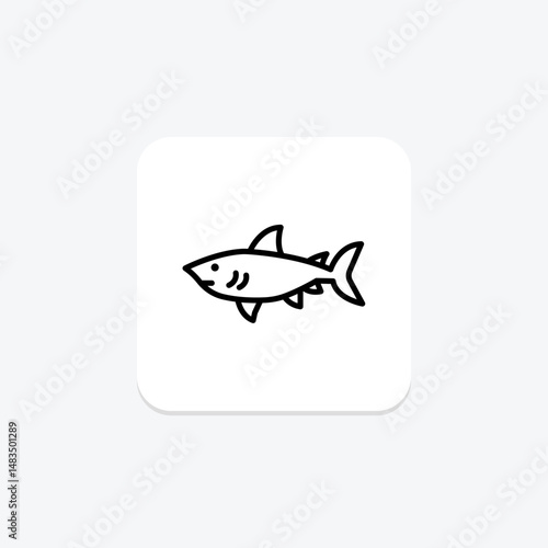 Dogfish, vector, pixel perfect, illustrator file