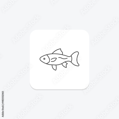 Guppy, vector, pixel perfect, illustrator file