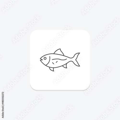 Jackfish, vector, pixel perfect, illustrator file