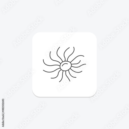 Sea Anemone, vector, pixel perfect, illustrator file