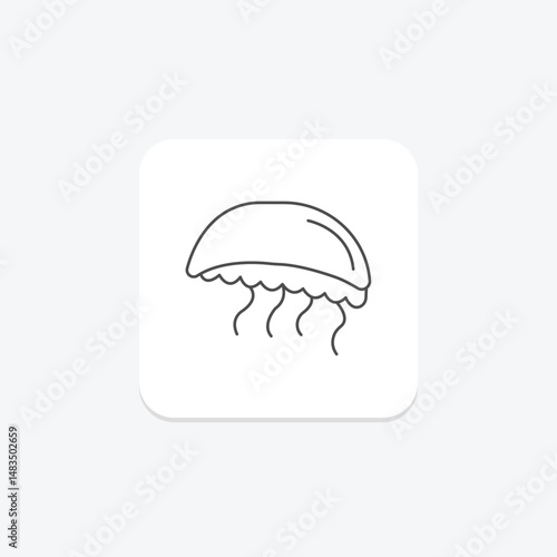 Portuguese Man O' War, vector, pixel perfect, illustrator file