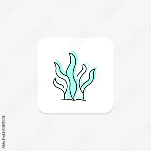 Seaweed, vector, pixel perfect, illustrator file