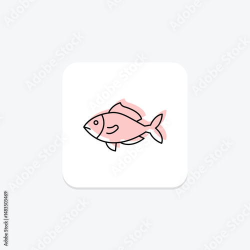 Snapper, vector, pixel perfect, illustrator file