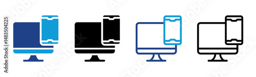 Responsive Design icon sheet multiple style collection