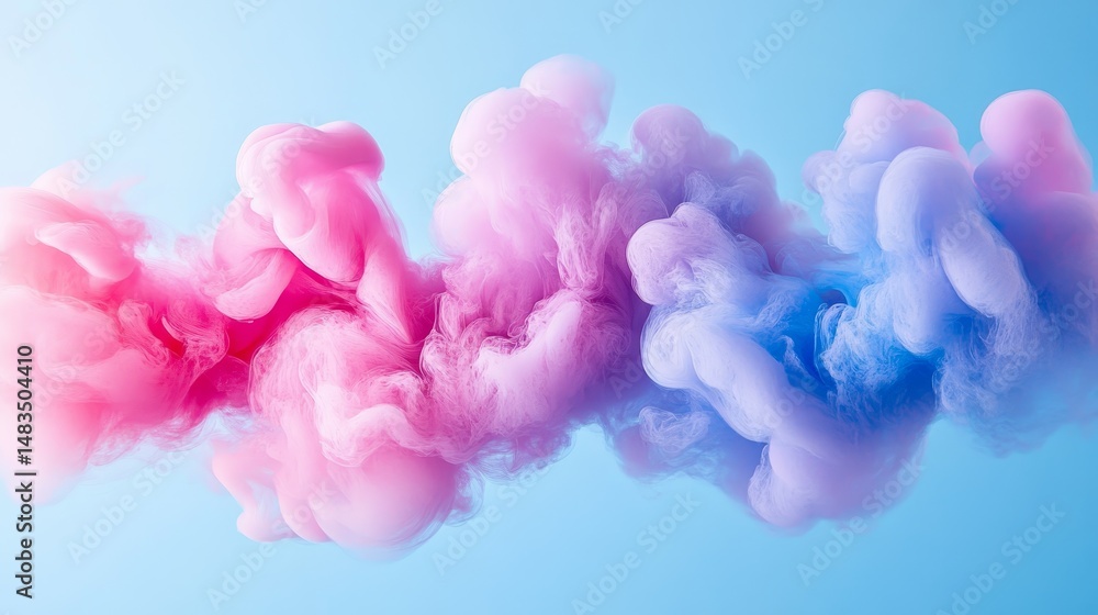 Abstract pastel color mixing of light pink and light blue. Abstract pastel color mixing of light pink and light blue.