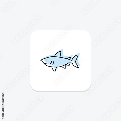 Dogfish, vector, pixel perfect, illustrator file