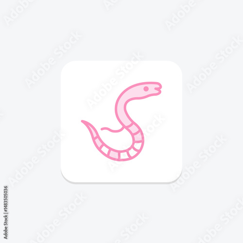 Sea Snake, vector, pixel perfect, illustrator file