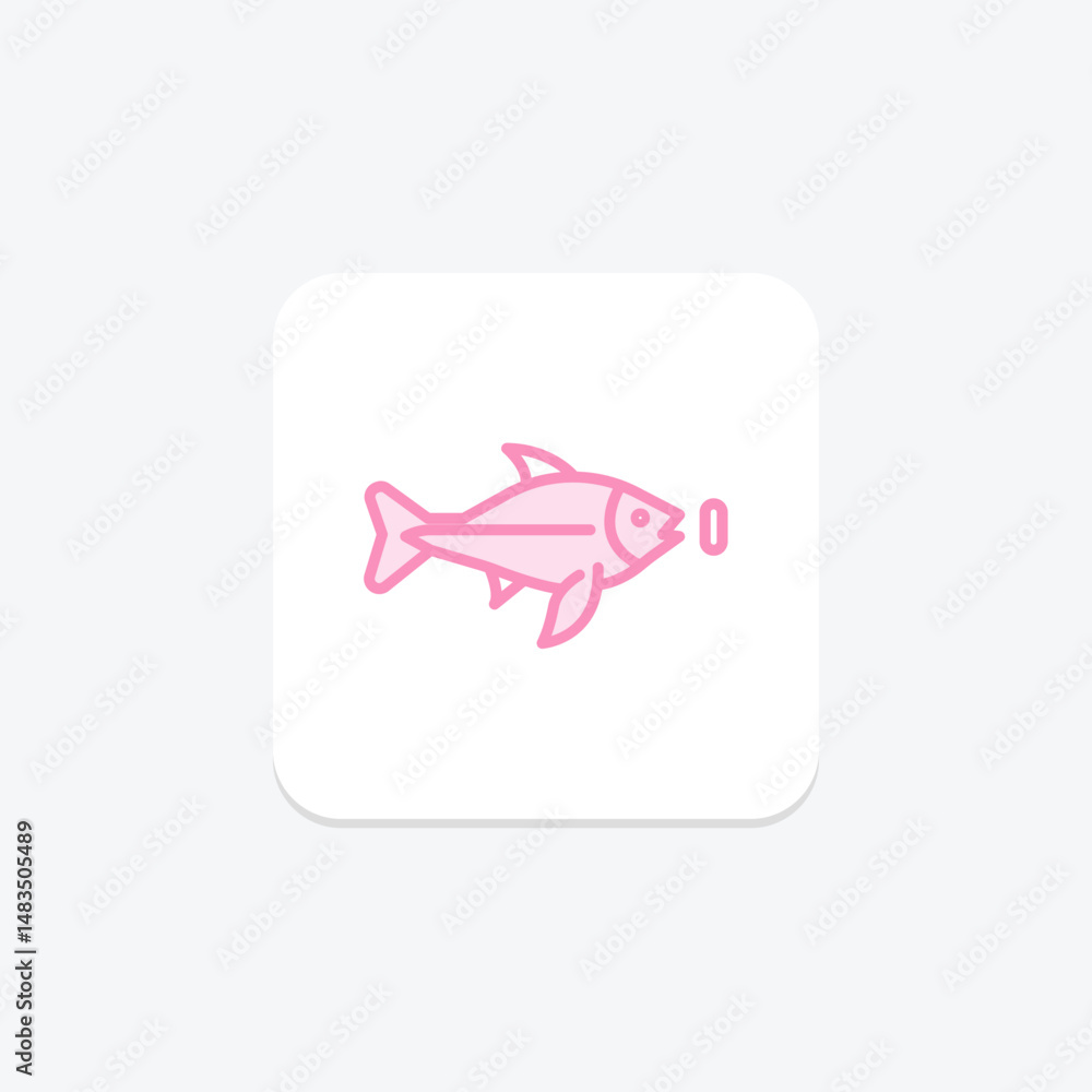 Archerfish, vector, pixel perfect, illustrator file Archerfish, vector, pixel perfect, illustrator file