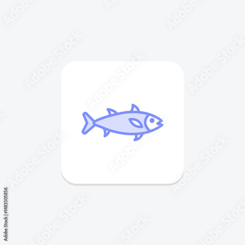 Mackerel, vector, pixel perfect, illustrator file