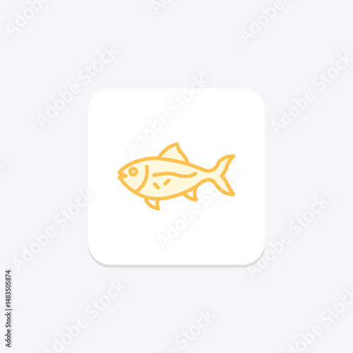 Jackfish, vector, pixel perfect, illustrator file