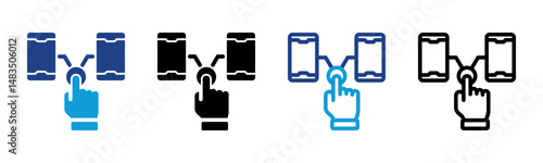 Interaction icon sheet multiple style collection