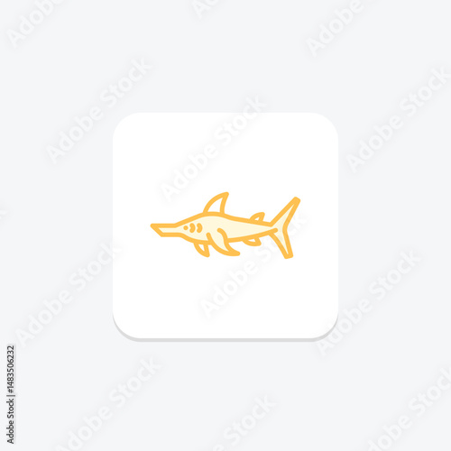 Sawfish, vector, pixel perfect, illustrator file