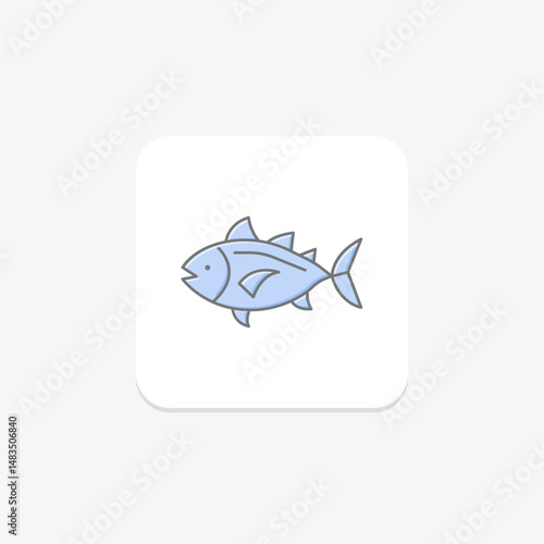 Tuna, vector, pixel perfect, illustrator file